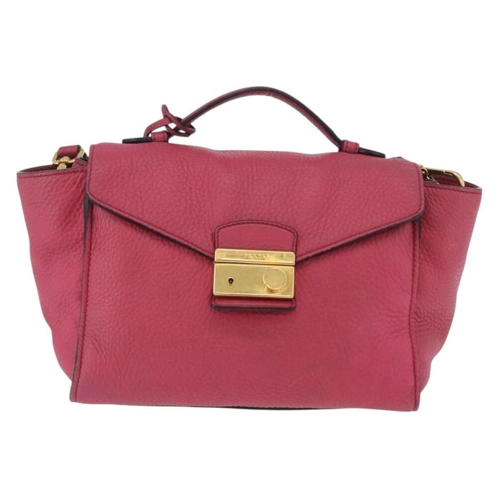 Prada Leather Handbag Pink